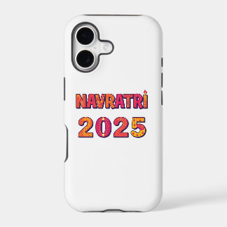 Viering "NAVRATRI 2025" Kleurrijke typografie