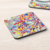 Viering nr. 4 Beverage Coaster Bier Onderzetter (Linkerzijde)