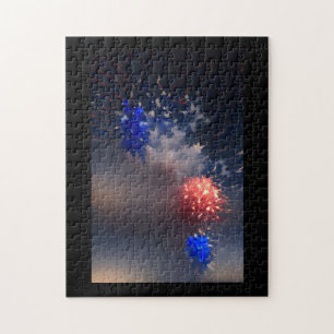 Viering op 4 juli abstracte puzzel HD