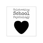 Viering School Psychologie Rubber Stamp Rubberstempel (Afrduk)