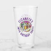 Viering van 30e verjaardag glas (Voorkant)