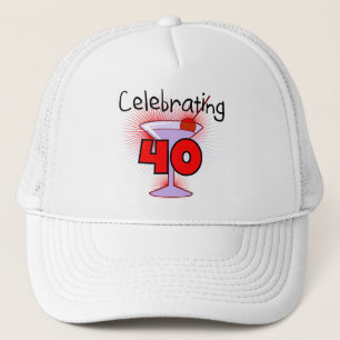 Viering van 40 T-shirts en geschenken Trucker Pet