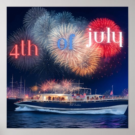 Viering van 4 juli poster (Voorkant)