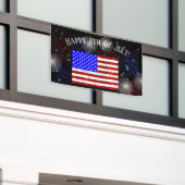 Viering van 4 juli - Vlag van de VS Spandoek (Buitenkant Gebouw)