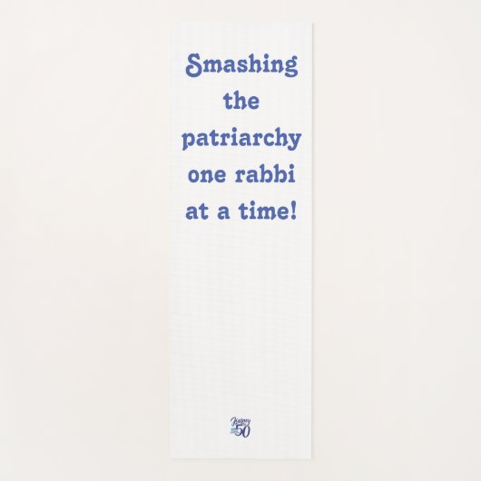 Viering van 50 jaar vrouwelijke RabbisYoga Mat (Voorkant)
