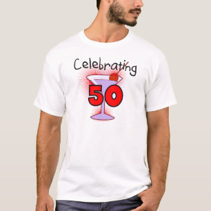Viering van 50 T-shirts en cadeaus