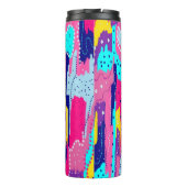 Viering van Abstracte kleurenkunst Thermosbeker (Achterkant)