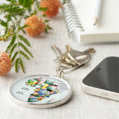 Viering van Afrika in vlagontwerp Sleutelhanger (Zijkant)