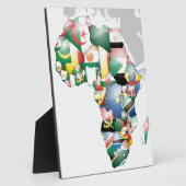 Viering van de Afrikaanse diversiteit: de kleuren  Fotoplaat (Zijkant)