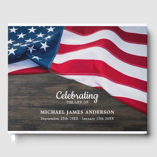 Viering van de Amerikaanse vlag voor het leven Gastenboek (Voorkant)