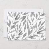 Viering van de begrafenis van de begrafenis Memori Bedankkaart (Achterkant)