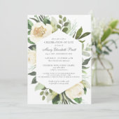 Viering van de begrafenis van de begrafenis van de kaart (Staand voorkant)