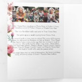 Viering van de begrafenis van de begrafenisherdenk drieluik aankondiging (Binnenzijde eerst)