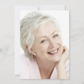 Viering van de begrafenis van het leven Foto roze  Kaart (Achterkant)