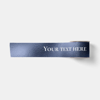 viering van de blauwe metallische textuur lint