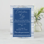 Viering van de blauwe vlag van de levensdenkdienst kaart (Staand voorkant)