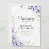 Viering van de bloem van de bloem Geometrische hou Kaart (Voorkant)