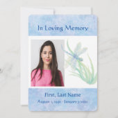 Viering van de Dragonfly-Waterverf van de Life Ser Kaart (Voorkant)