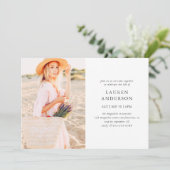 Viering van de Eenvoudige Moderne Foto van het Lev Kaart (Staand voorkant)