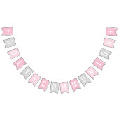 Viering van de eerste Heilige Communie Roze Gray G Vlaggetjes (Alle)