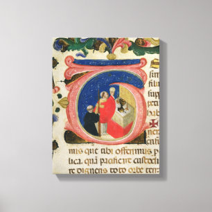 Viering van de Eucharisist Canvas Afdruk