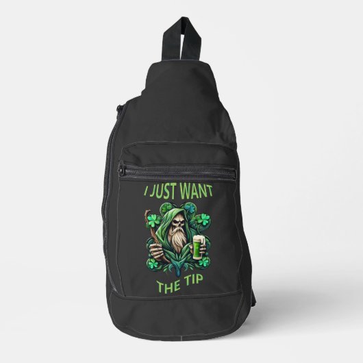 Viering van de feestelijke geest van Saint Patrick Sling Bag (Voorkant)