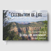 Viering van de herdenking van de Grote Canyon Ariz Gastenboek (Voorkant)