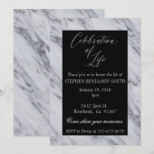 Viering van de herdenkingsdienst van het leven Zwa Kaart (Voorkant / Achterkant)