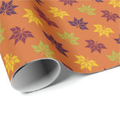 Viering van de herfst - levendige herfstbladeren cadeaupapier (Rol Hoek)