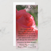 Viering van de Kaart van het leven, de herdenkings (Voorkant / Achterkant)