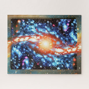 Viering van de kosmos levendig heldere nachtelijke legpuzzel