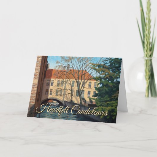 Viering van de "Life Memorial Sympathy Card" Bedankkaart (Voorkant)