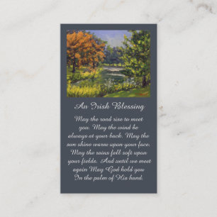 Viering van de "Life Memorial Sympathy Card" Visitekaartje