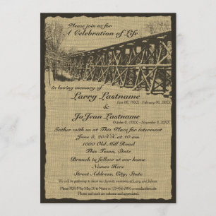 Viering van de Life Train Trestle Kaart