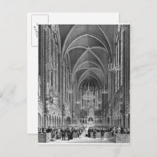 Viering van de massa voor de magistratuur uitnodiging briefkaart (Voorkant / Achterkant)