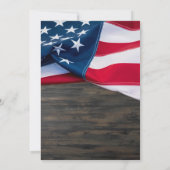 Viering van de militaire veteraan-Amerikaanse vete Kaart (Achterkant)