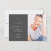 Viering van de Moderne Eenvoudige Minimale Foto va Bedankkaart (Voorkant)