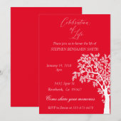 Viering van de nabestaandenboom van de reddingsdie kaart (Voorkant / Achterkant)