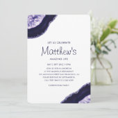 Viering van de natuurlijke mineraalsteen van het l kaart (Staand voorkant)