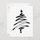 Viering van de Ornamenten van de Boom van de Feestdagenkaart (Voorkant / Achterkant)