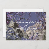 Viering van de Paarse bergen in het leven Kaart (Voorkant / Achterkant)