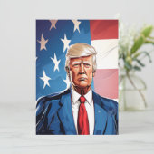 viering van de presidentsverkiezingen kaart (Staand voorkant)