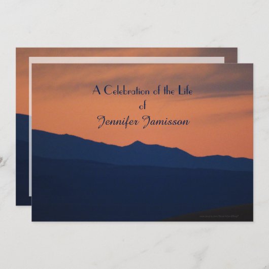 Viering van de uitnodiging tot het leven, eenvoudi (Voorkant / Achterkant)