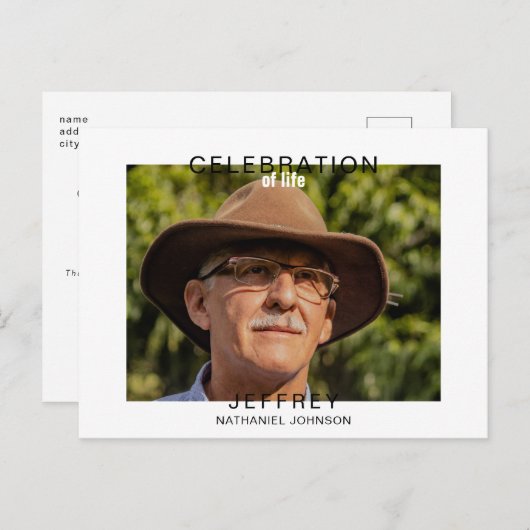 Viering van de uitnodiging tot het verzamelen van  (Voorkant / Achterkant)