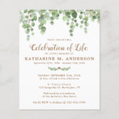 Viering van de uitnodiging van de Eucalyptus Green (Voorkant)