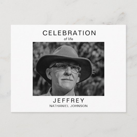 Viering van de uitnodiging van de Foto van Life Ga (Voorkant)