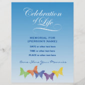 Viering van de uitnodigingsbrochure voor het gebru flyer (Voorkant)