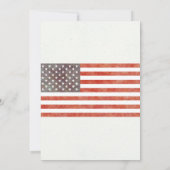 Viering van de Veteranenvlag van de levensdenkdien Kaart (Achterkant)