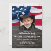 Viering van de veteranveteraanveteranfoto van het  kaart (Voorkant)