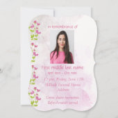 Viering van de vloerkunst van de Leven-zoete erwt Kaart (Achterkant)